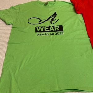 Men T Shirts and baseball caps. 10 for caps and 10 for shirts.